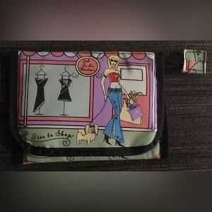 Chic Fashion Illustration Wallet